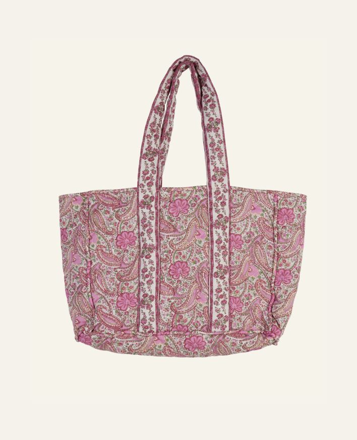 Liten tote bag multi rosa - 30x40 cm multi rosa - 1
