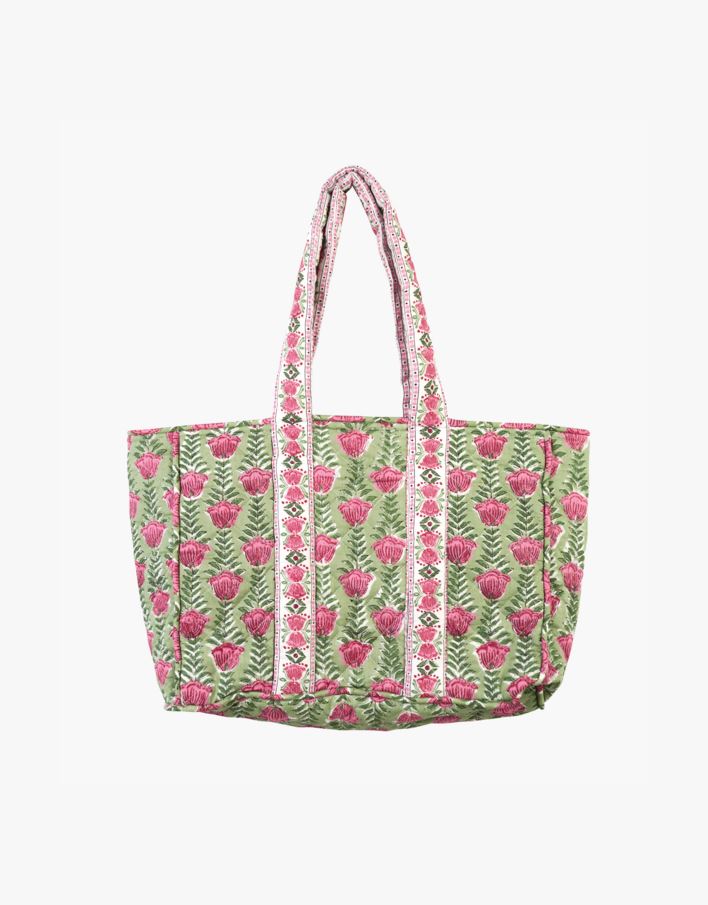 Liten tote bag multi grønn - 30x40 cm multi grønn - 1