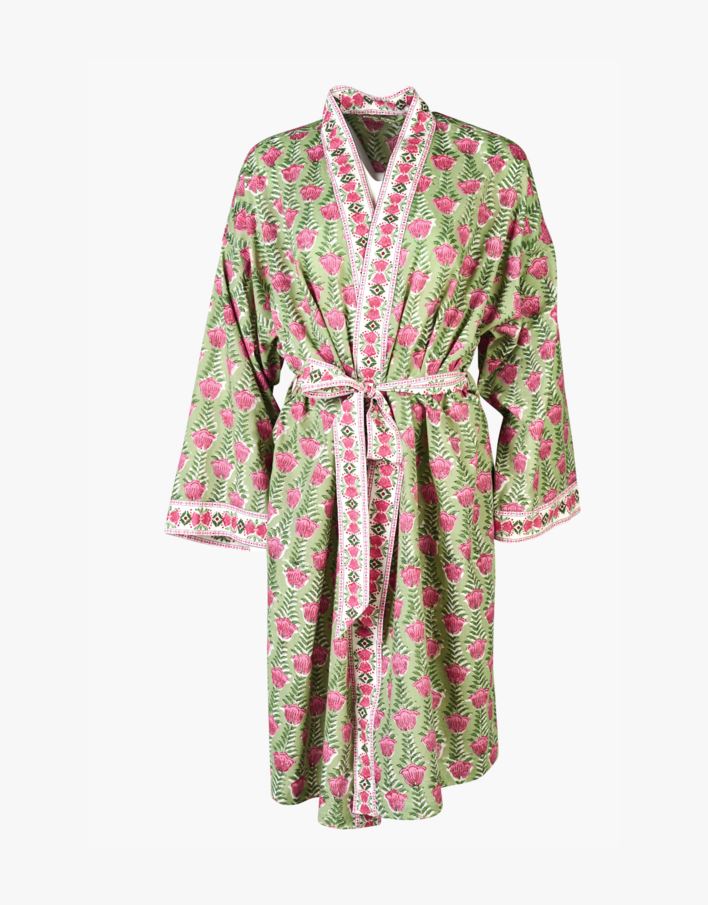 Kimono multi grønn - one size multi grønn - 1