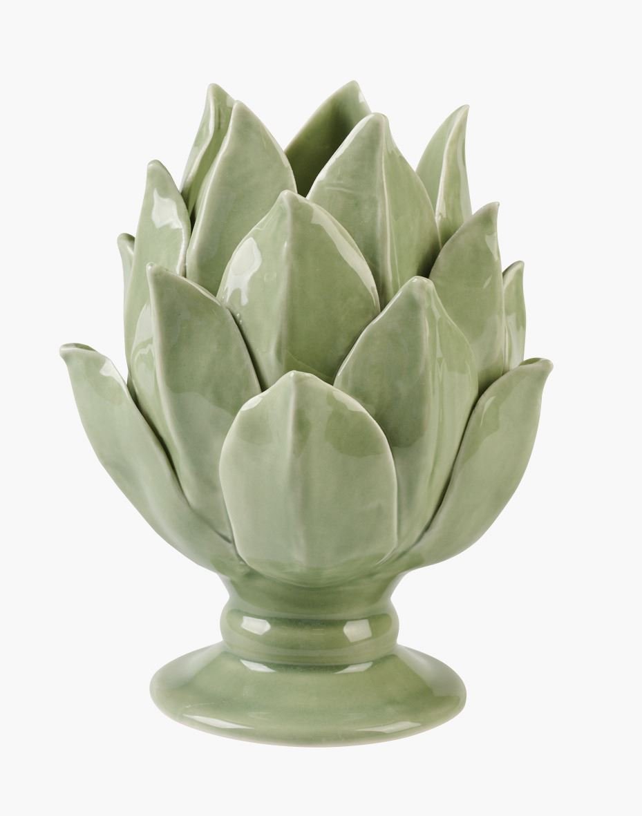 Telysholder grønn - 14x14x10 cm grønn - 1