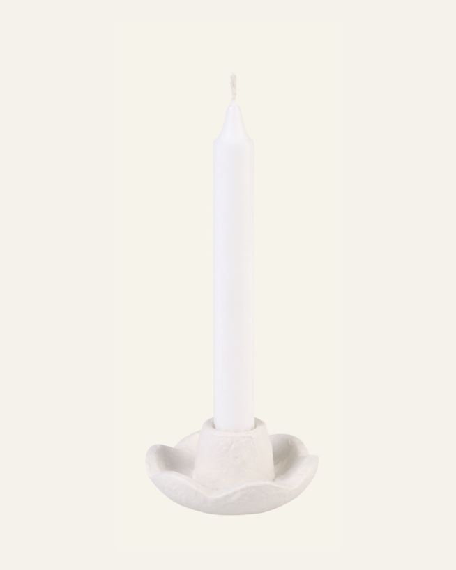 Lysestake hvit - 9,5x9,5x4,5 cm hvit - 1