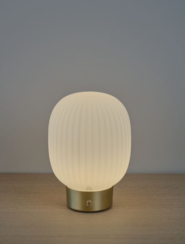 Led lampe messing - 2