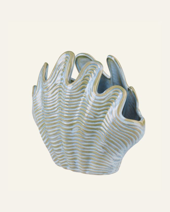 Vase multi blå - 24,5x14x21,5 cm multi blå - 1