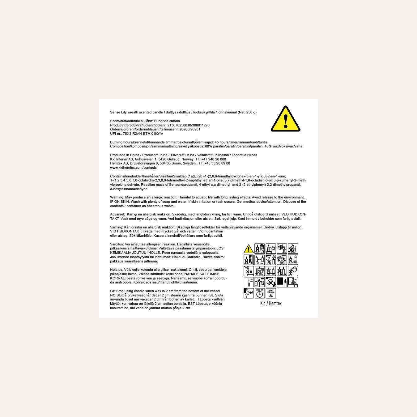 Duftlys lys grønn - 6