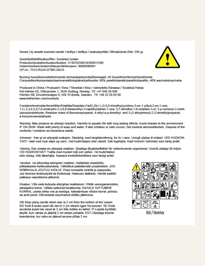 Duftlys lys grønn - 6