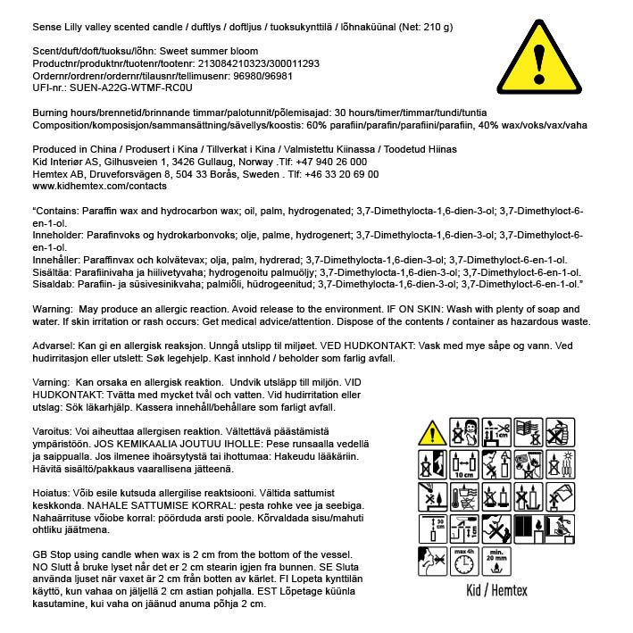 Duftlys multi beige - 4