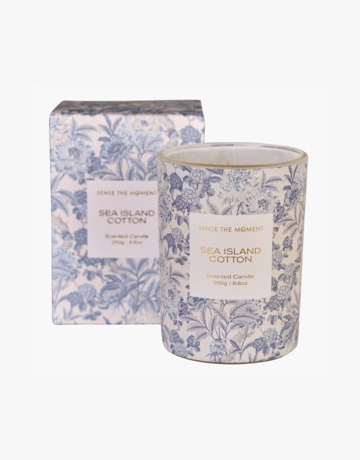 Duftlys blå - 250 g blå - 1