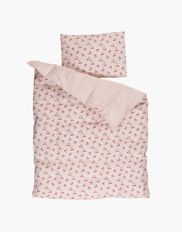 Sengesett korall - 100x140 40x60cm korall - 1