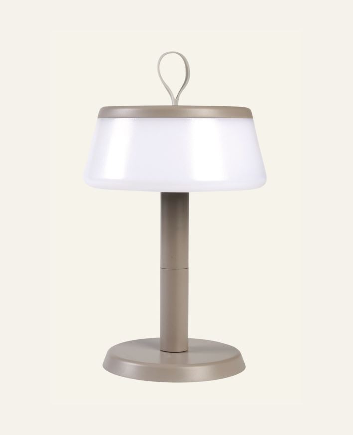 Led lampe taupe - 22,9 cm ø14,2 taupe - 1