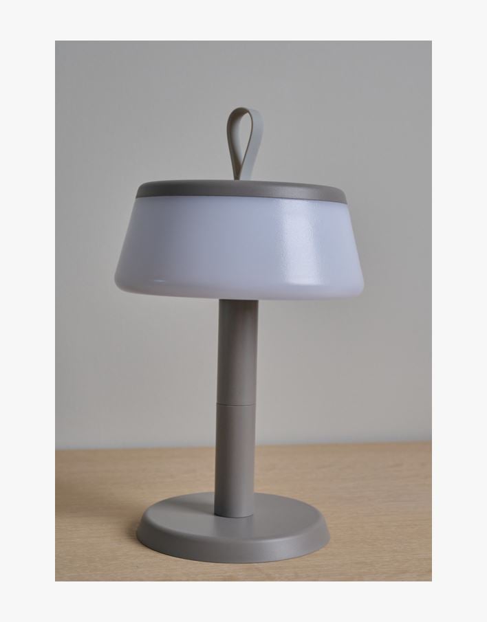 Led lampe taupe - 22,9 cm ø14,2 taupe - 1