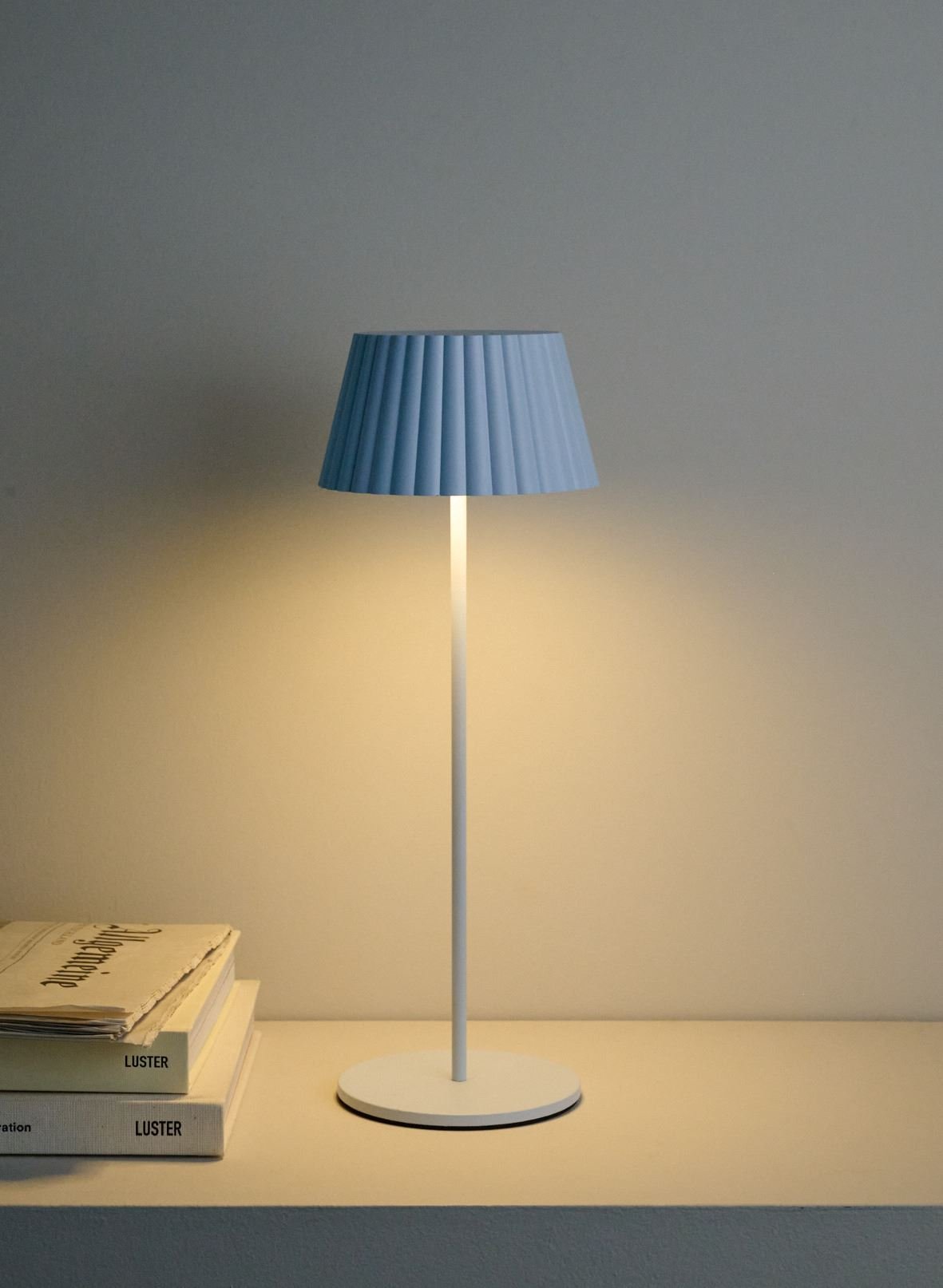 Led lampe lys blå - 4