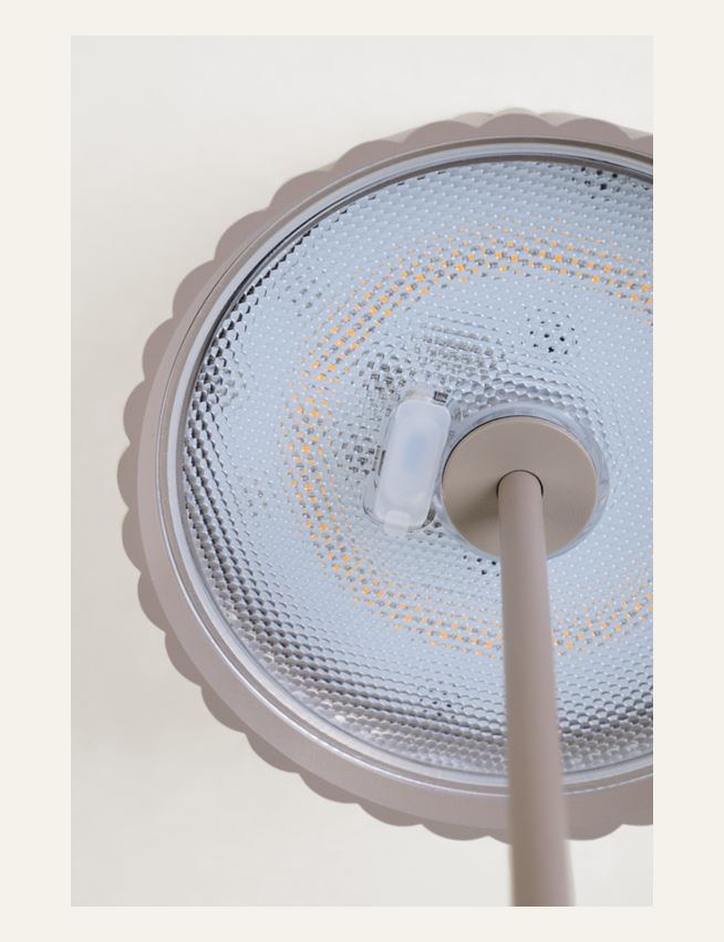 Led lampe taupe - 2
