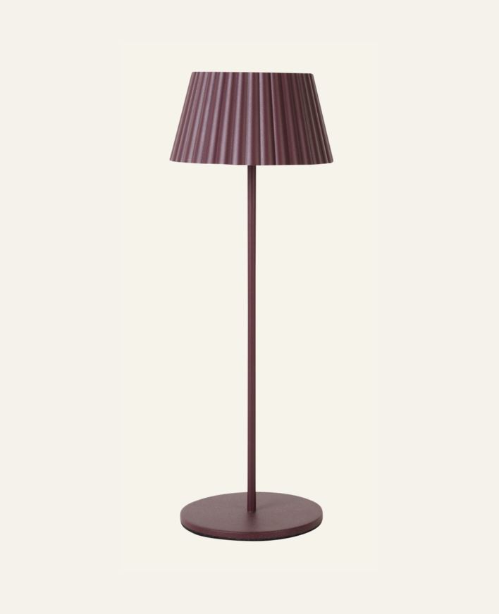 Led lampe burgunder - 37,5 cm ø13,5 burgunder - 1