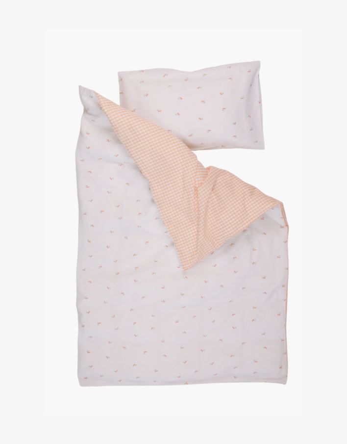 Sengesett aprikos - 100x140 40x60cm aprikos - 1