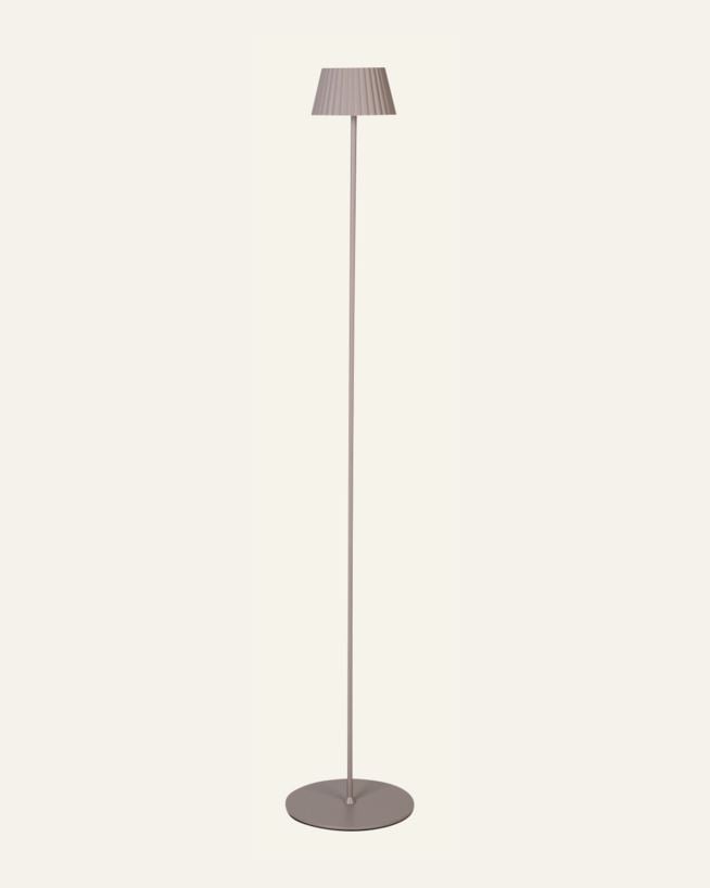 Led gulvlampe taupe - 122 cm ø13,5 taupe - 1
