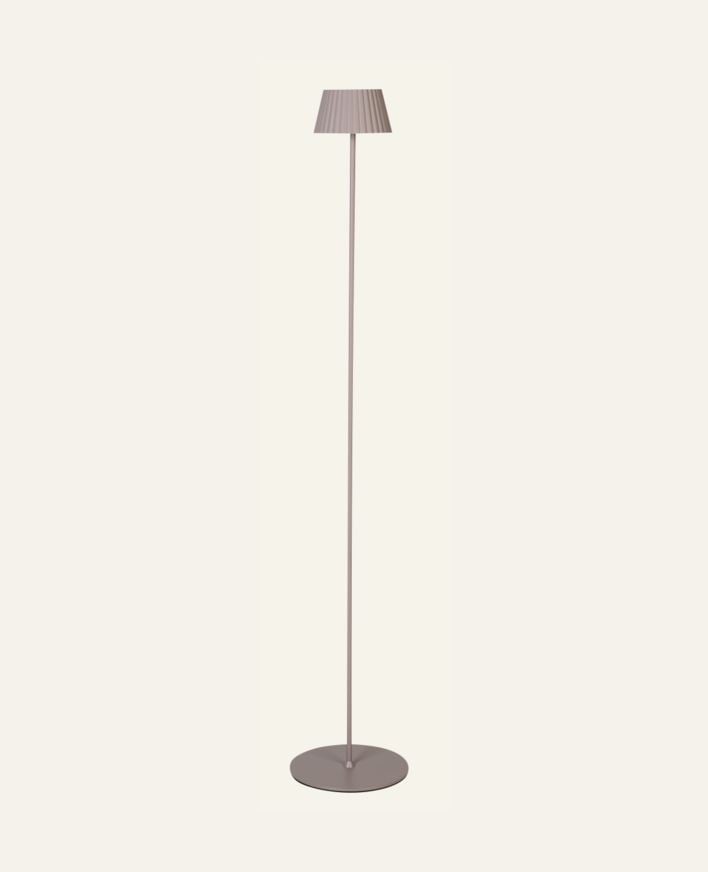 Led gulvlampe taupe - 122 cm ø13,5 taupe - 1