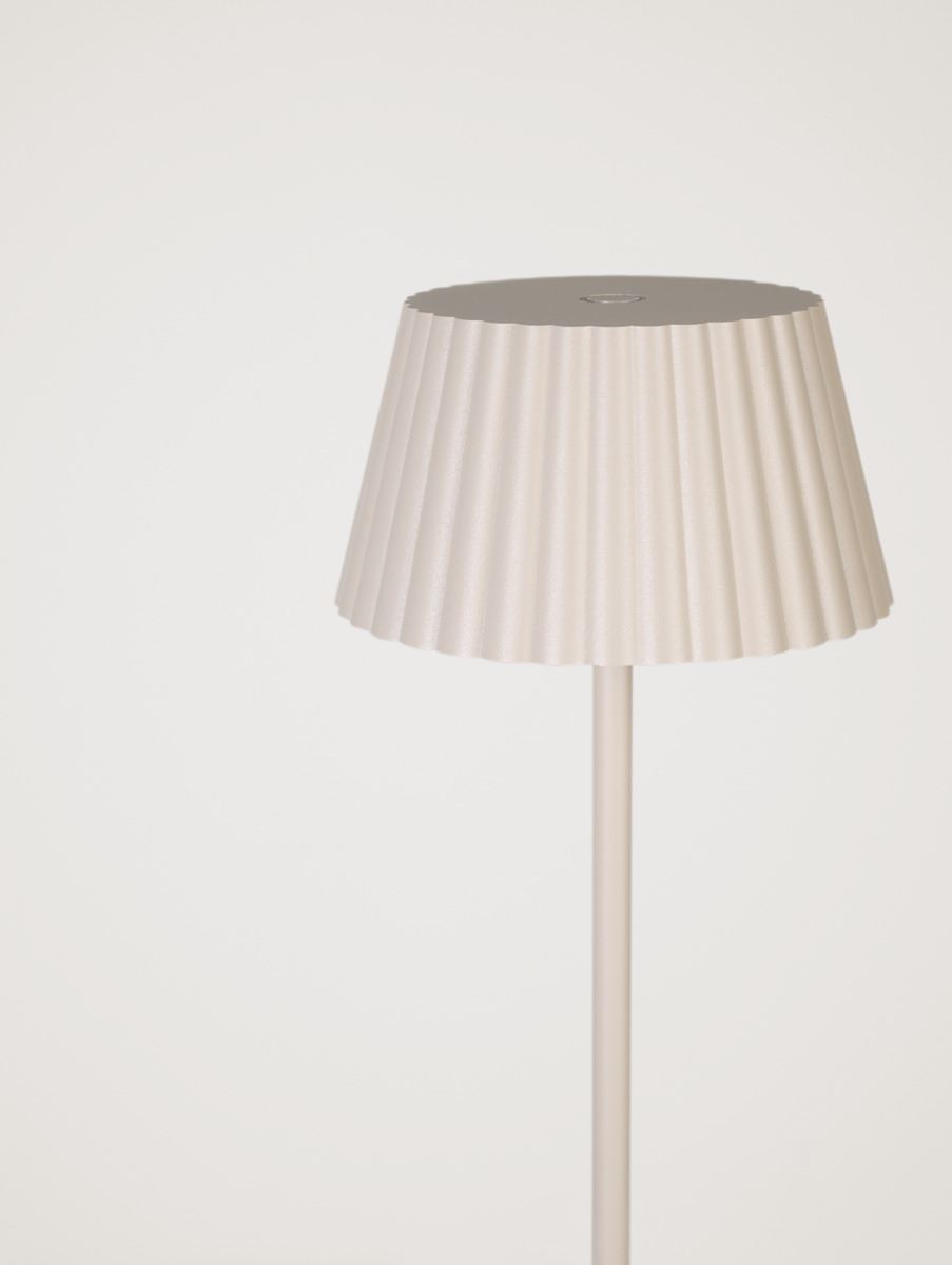 Led gulvlampe beige - 2
