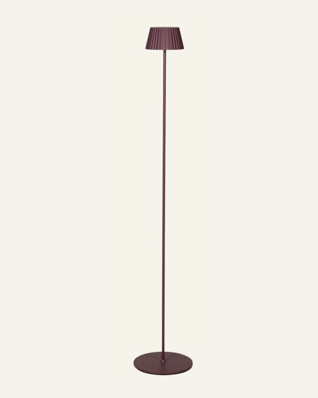 Led gulvlampe burgunder - 122 cm ø13,5 burgunder - 1