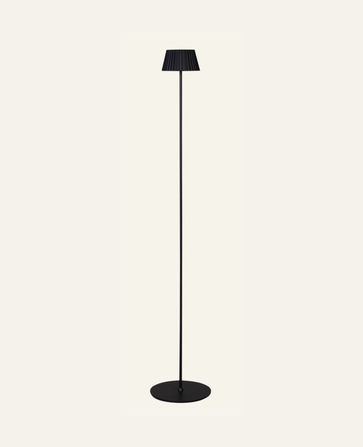 Led gulvlampe svart - 122 cm ø13,5 svart - 1