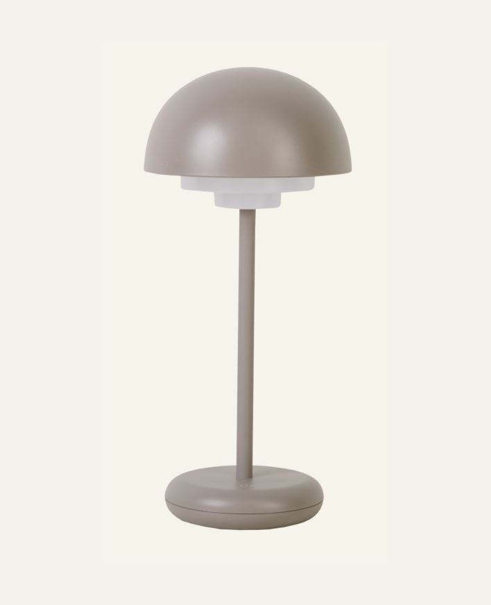 Led lampe taupe - 28,2 cm ø13,7 taupe - 1
