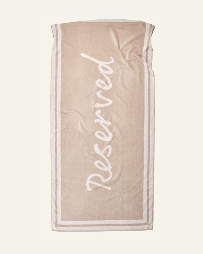 Badehåndkle sand - 90x185 cm sand - 1