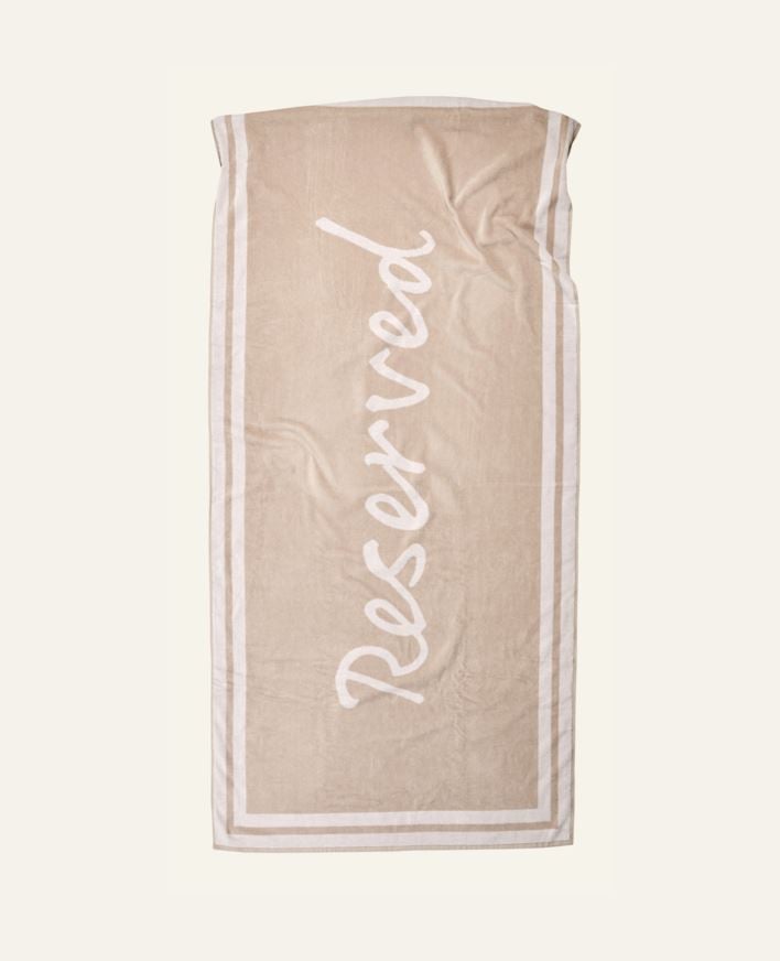 Badehåndkle sand - 90x185 cm sand - 1