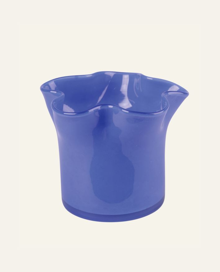 Telysholder blå - 16x16x13 cm blå - 1