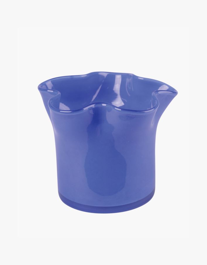 Telysholder blå - 16x16x13 cm blå - 1