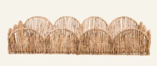 Kid Scallop Straw Fat Natur 32x58x12 cm