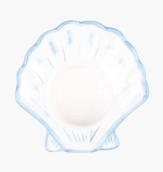 Kid Sea Shell Telysholder Lys Blå 9x8,5x3,4 cm