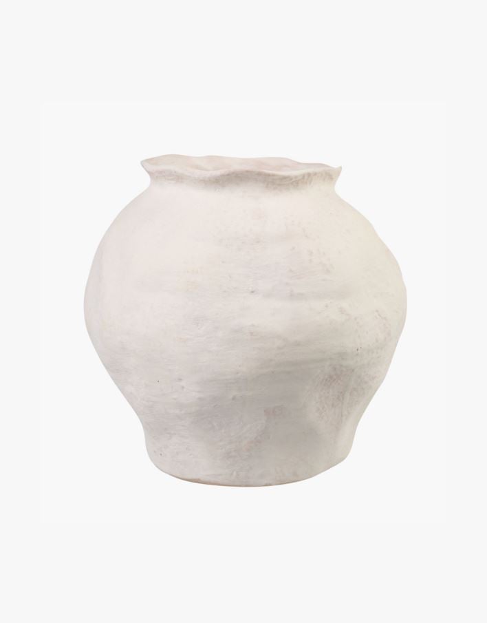 Vase hvit - 25,6x25,6x24,4 cm hvit - 1