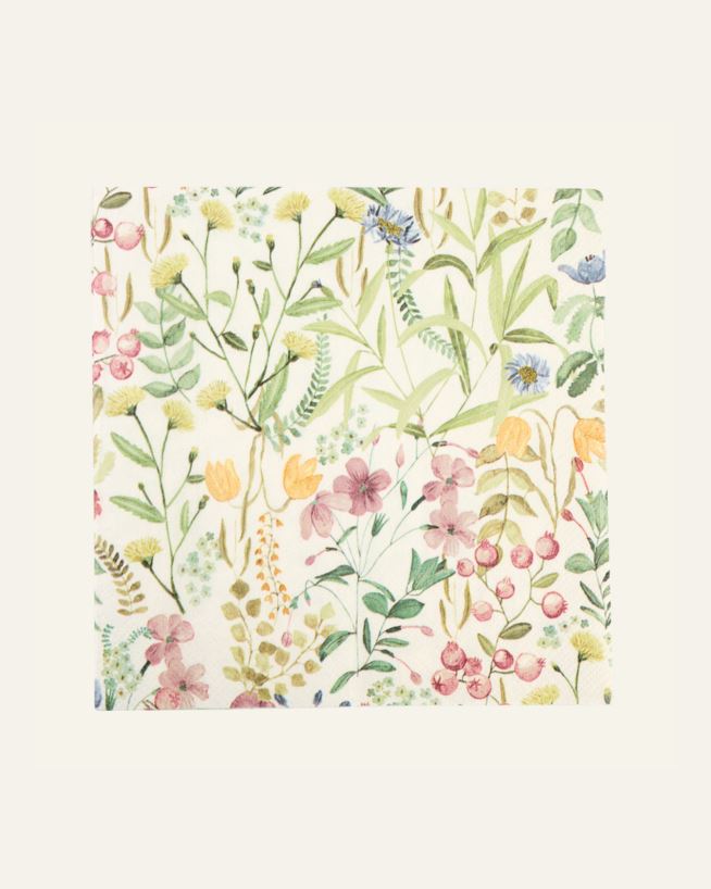 Papirservietter beige - 33x33 cm beige - 1