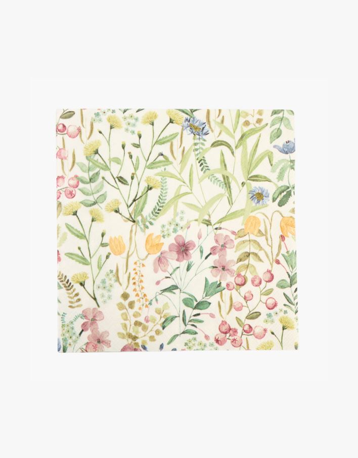 Papirservietter beige - 33x33 cm beige - 1