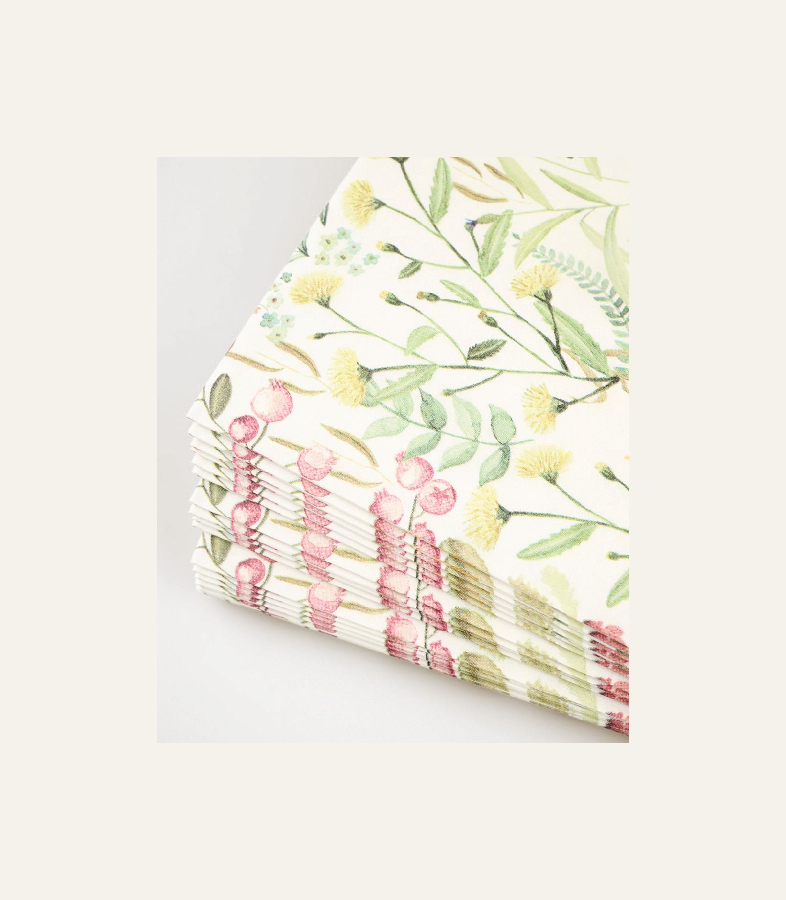 Papirservietter beige - 2