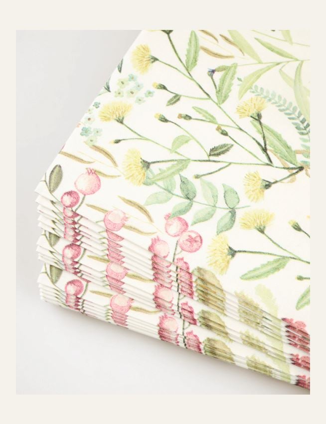 Papirservietter beige - 2