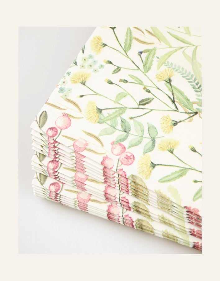 Papirservietter beige - 2