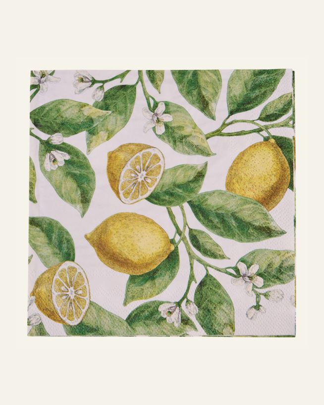 Papirservietter multi gul - 33x33 cm multi gul - 1