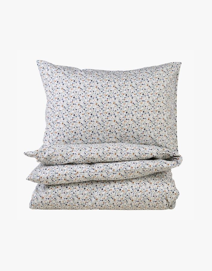 Bomull sengesett multi blå - 140x200 cm multi blå - 1