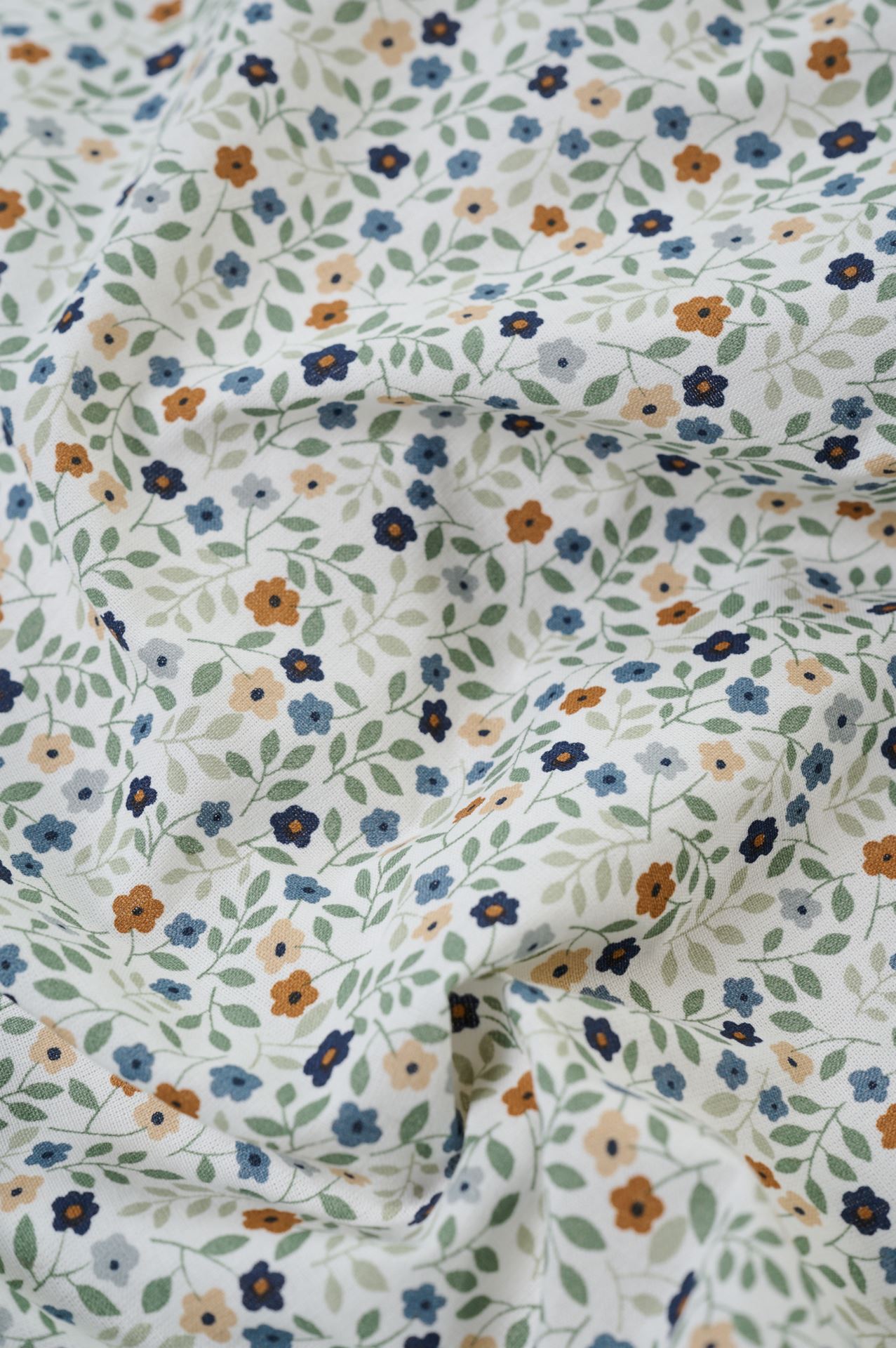 Bomull sengesett multi blå - 3