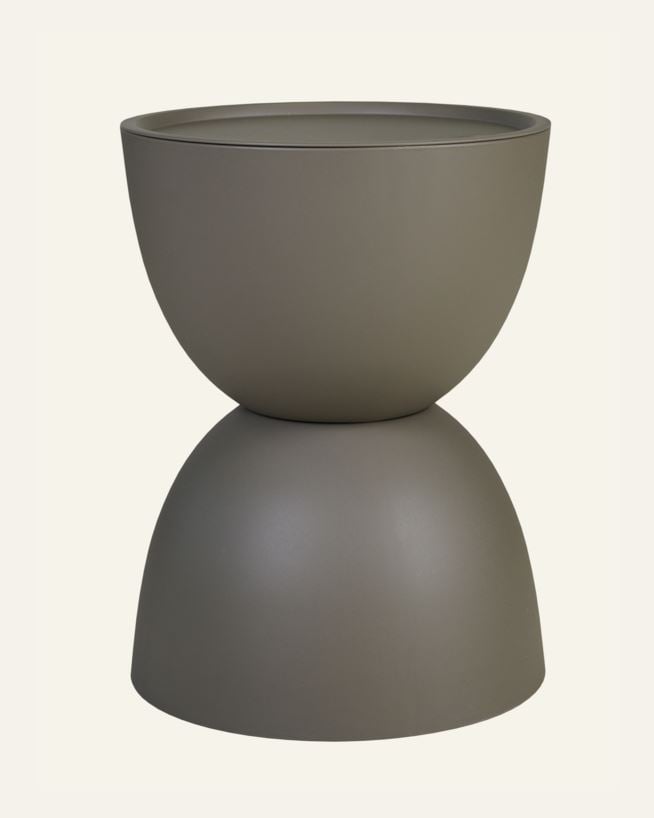 Hagebord taupe - ø34x45 cm taupe - 1