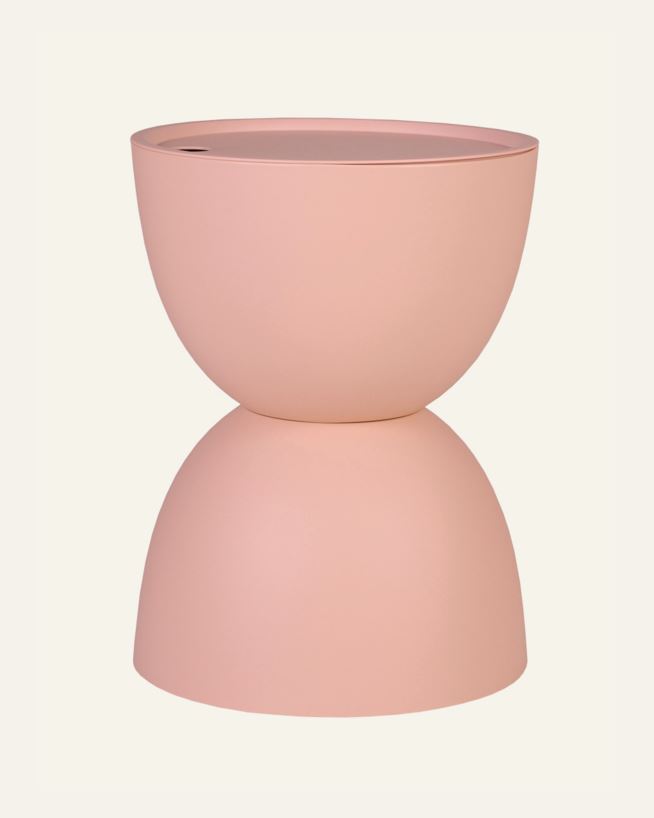 Hagebord pudderrosa - ø34x45 cm pudderrosa - 1