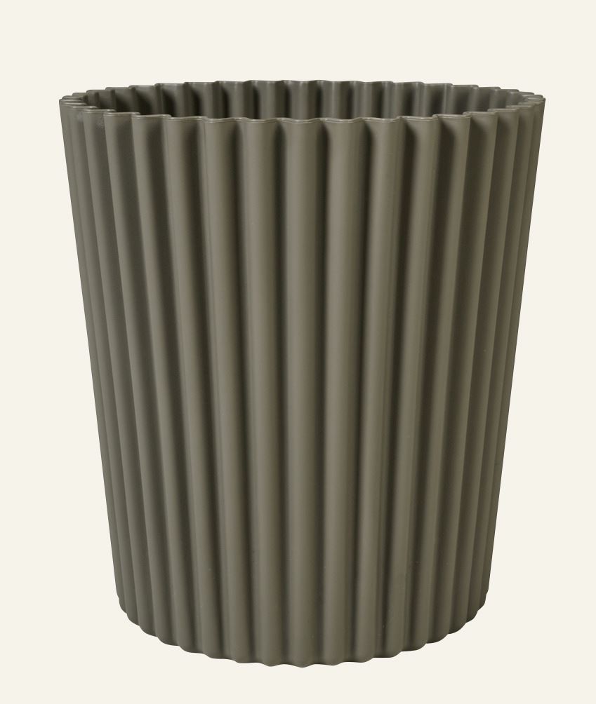 Utepotte taupe - 33x33x35 cm taupe - 1