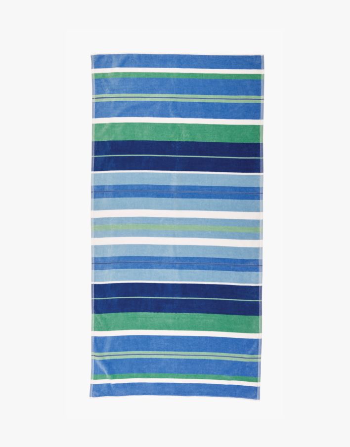 Badehåndkle blå - 90x180 cm blå - 1