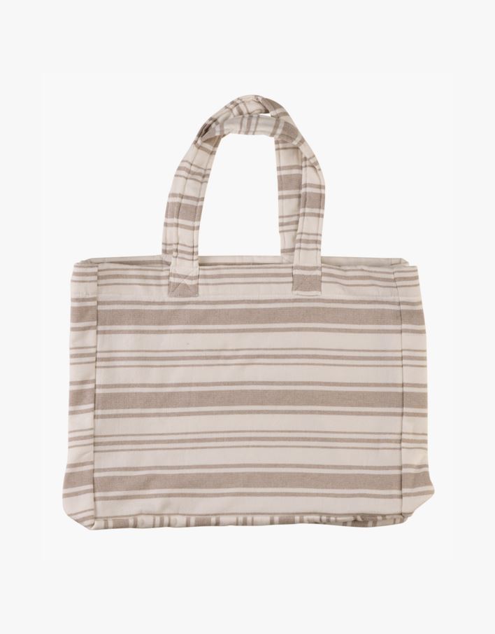 Strandveske beige - one size beige - 1