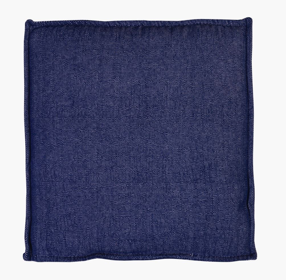 Sittepute marineblå - 48x48x5 cm marineblå - 1