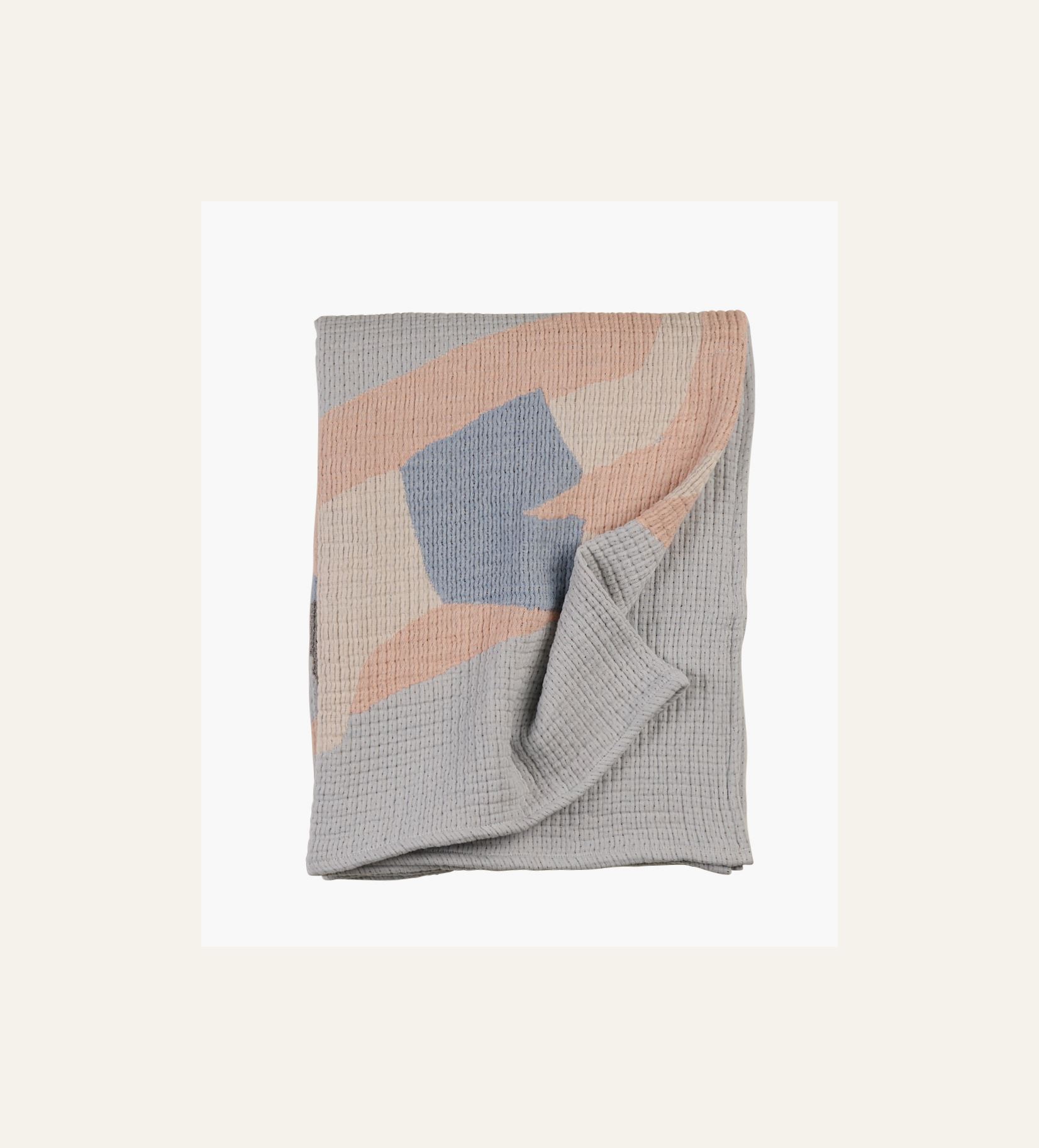 Pledd multi blå - 3