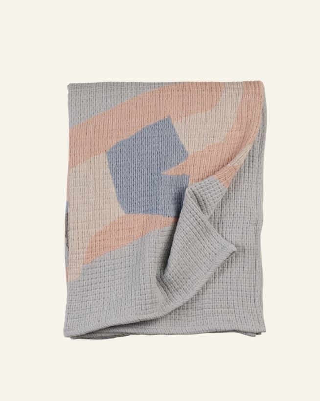 Pledd multi blå - 130x170 cm multi blå - 1