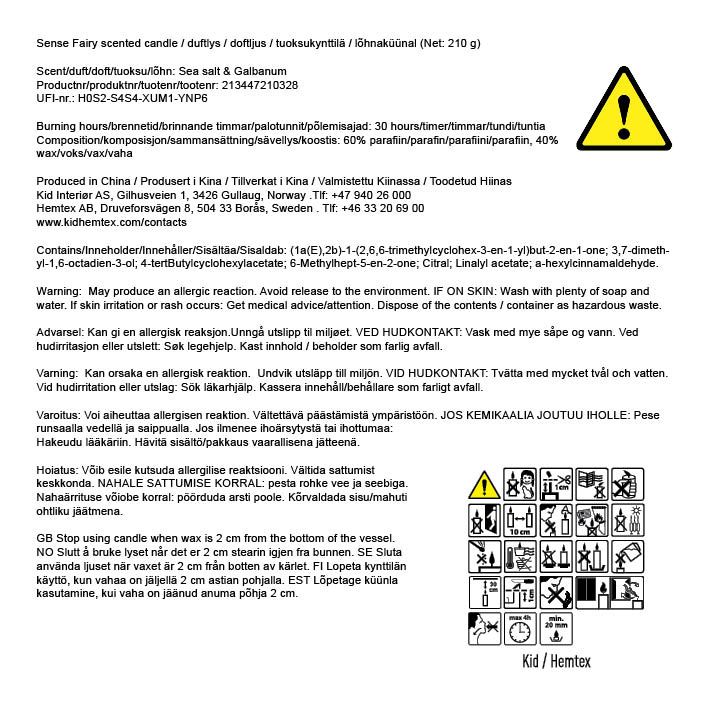 Duftlys multi blå - 4