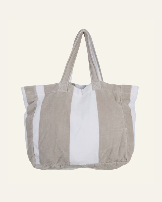 Strandveske beige - one size beige - 1