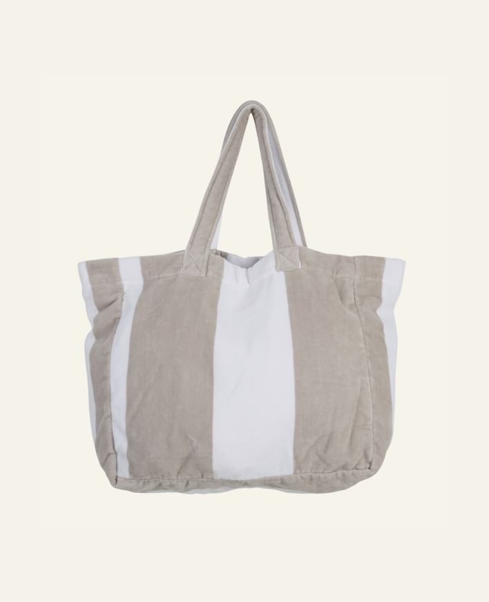 Strandveske beige - one size beige - 1